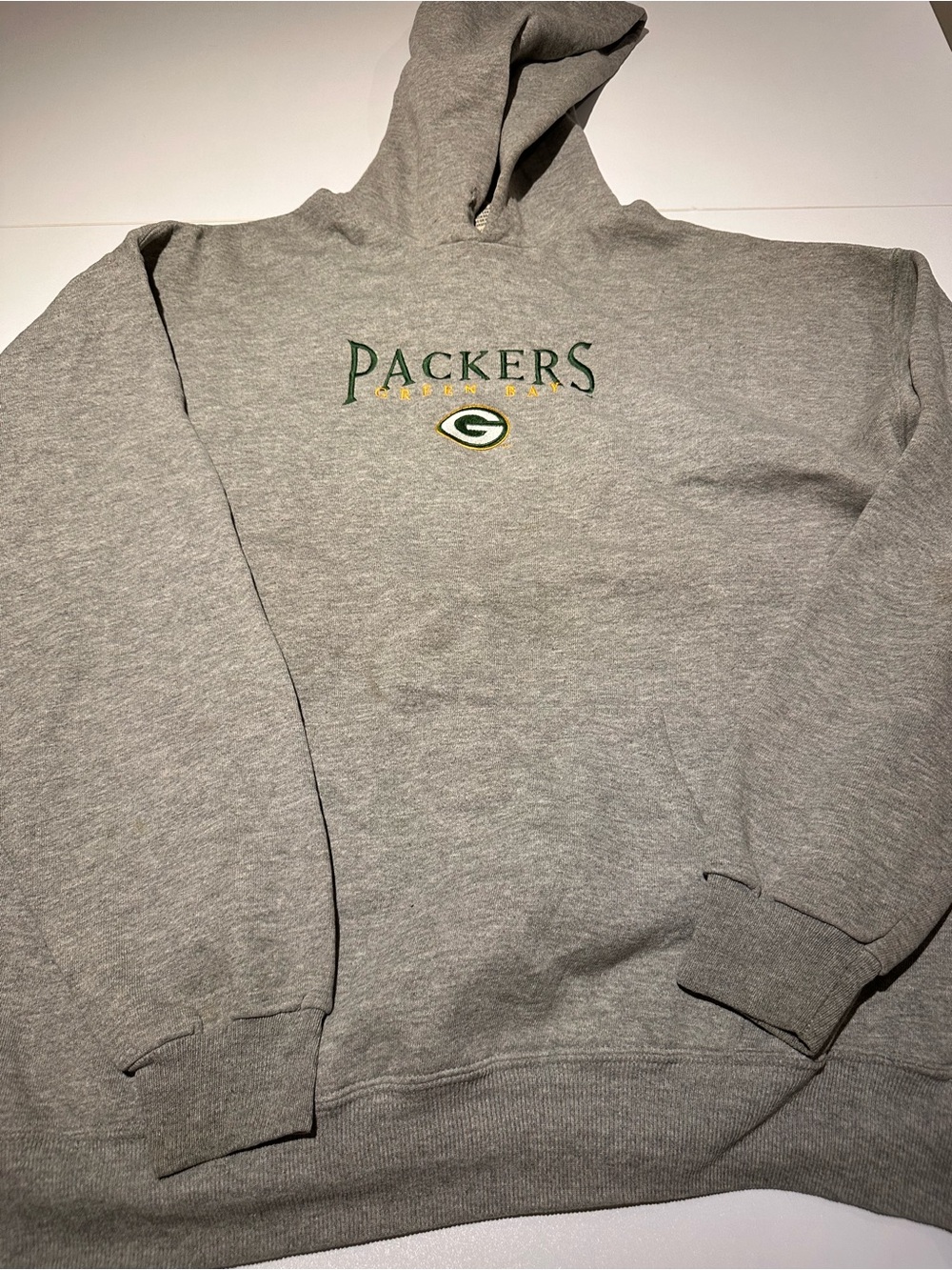 Lee Gray Packers Logo Crewneck Sweatshirt